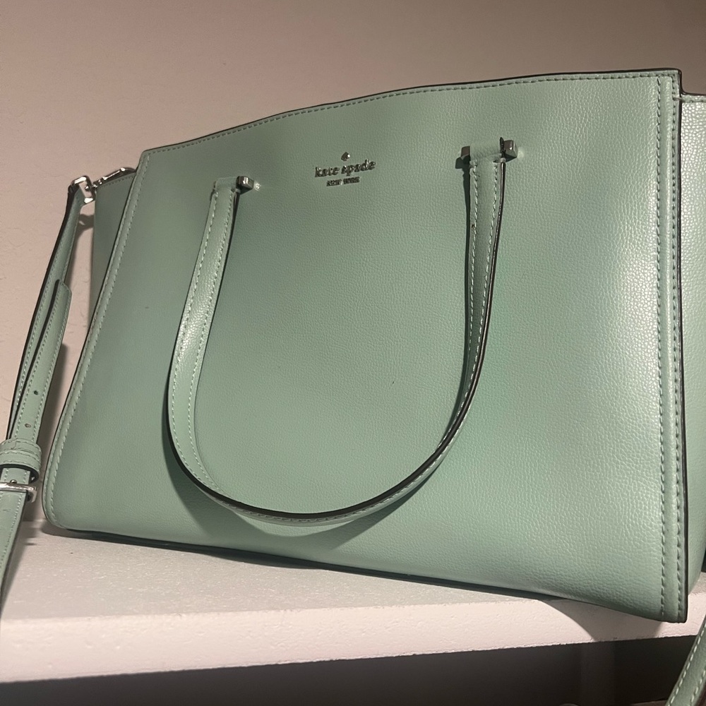 Kate Spade Pastel Green Tote Bag
